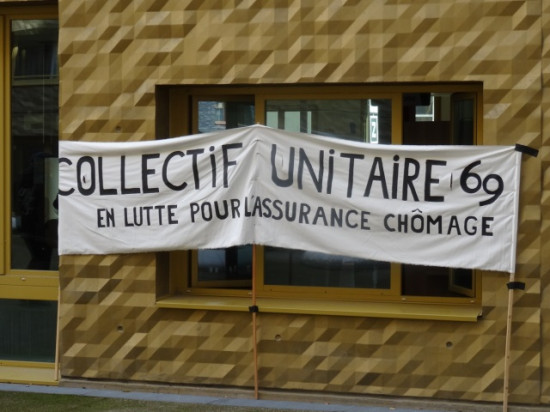 Lyon : le Pôle Emploi Confluence à nouveau envahi par le collectif unitaire 69