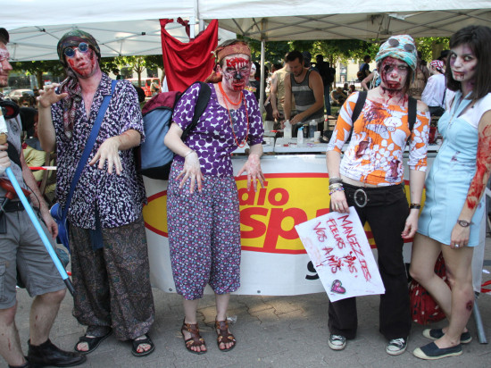 Les zombies ont de nouveau envahi Lyon ce samedi !