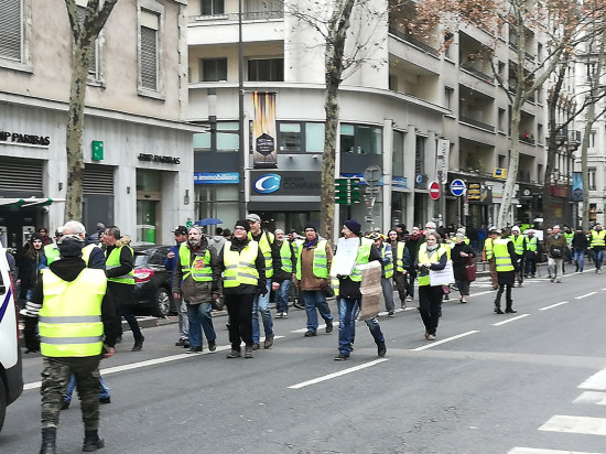 Acte IV des gilets jaunes : des actions à Villefranche, mais aussi à Lyon