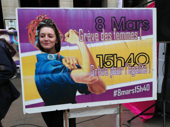 Journée internationale des droits de la femme : les Lyonnaises ont manifesté à partir de 15h40