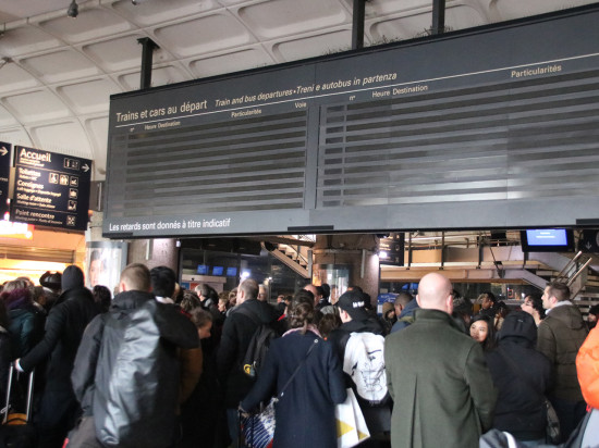 Panne électrique : le trafic paralysé plus d'une heure à la gare de la Part-Dieu à Lyon (Màj)