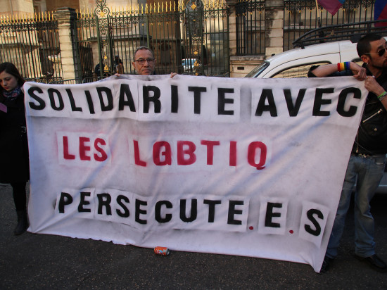 Lyon : des centaines de soutiens aux homosexuels de Tchétchénie