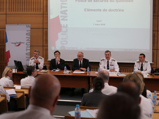 Monsieur Police de Sécurité du Quotidien en visite à Lyon