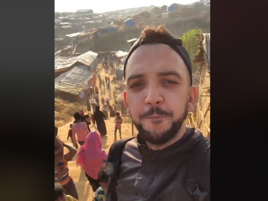 Le Lyonnais Jhon Rachid au Bangladesh pour soutenir les Rohingyas