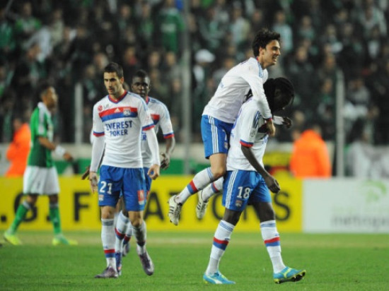 L’OL s’est replacé pour le podium