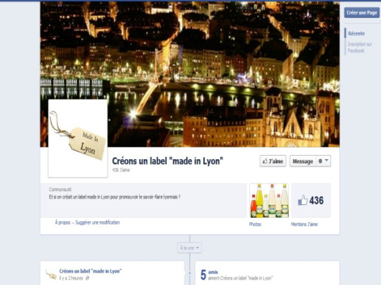 "Cr&eacute;ons un label "made in Lyon" : l'id&eacute;e de Romain Blachier soutenue sur Facebook