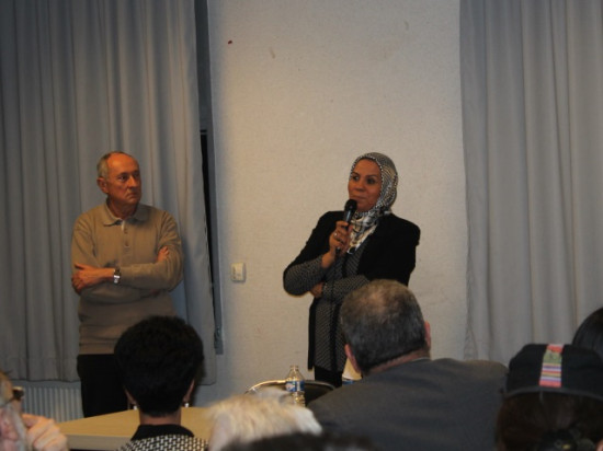 Latifa Ibn Ziaten, mère d'une victime de Merah, a soulevé l'émotion des Lyonnais