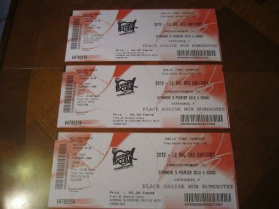 Nouvelle fournée de billets pour les Enfoirés mardi matin