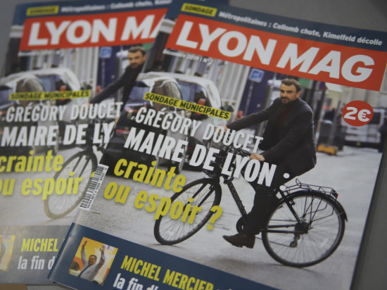 Grégory Doucet, l'un des favoris des municipales à Lyon, en couverture de LyonMag