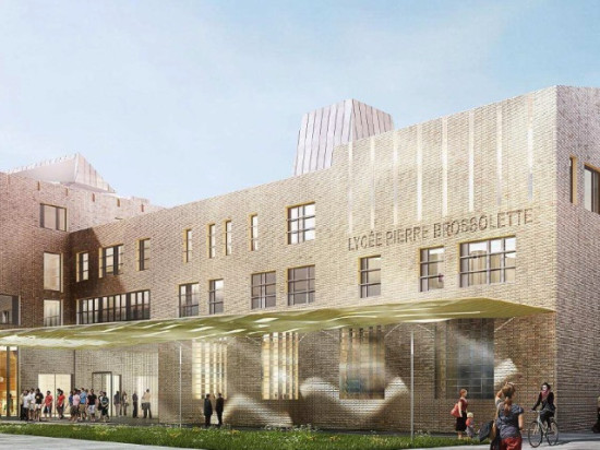 Villeurbanne : le lyc&eacute;e Brossolette reconstruit pour un nouveau centre-ville