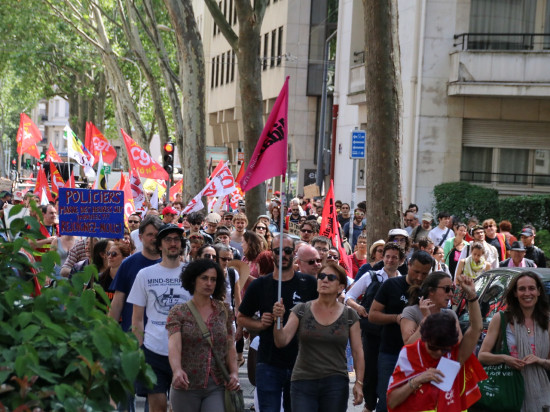 Lyon : 1 800 opposants à la loi Travail dans la rue ce mardi