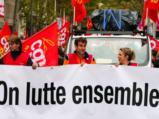 Petite mobilisation à Lyon contre la réforme des retraites