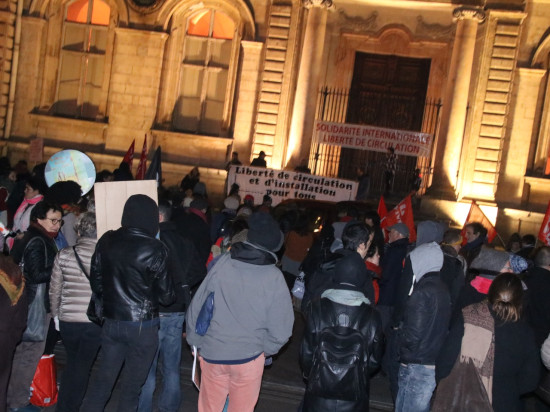 Une manifestation solidaire aux réfugiés mardi soir à Lyon