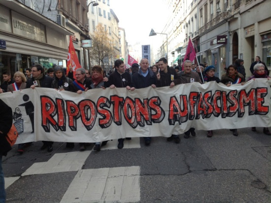 Lyon : 1800 personnes dans la rue pour manifester contre les Identitaires
