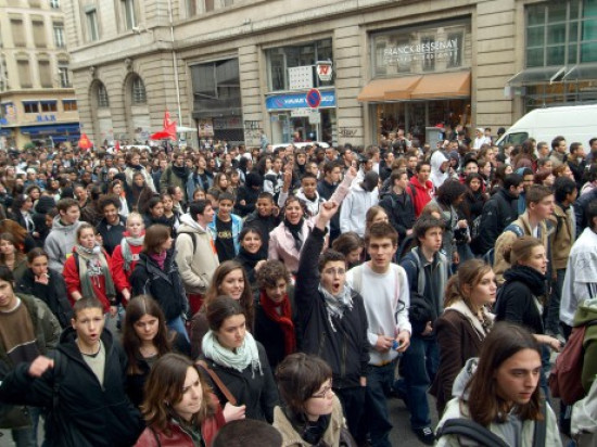 Lyon : dernière manifestation avant les vacances Lyon : dernière manifestation avant les vacances