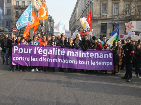 Lyon : entre 12 000 et 20 000 manifestants pour le mariage pour tous