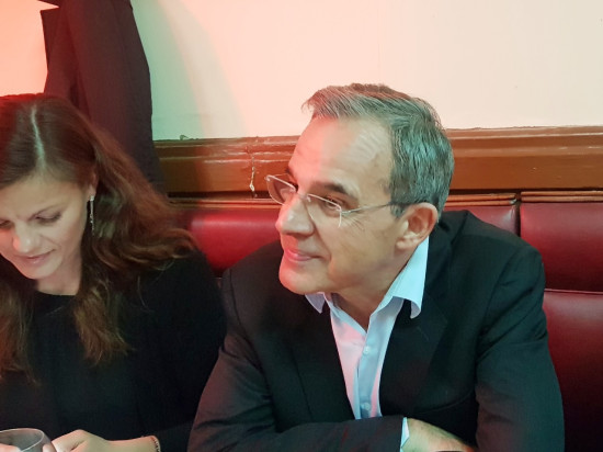 Thierry Mariani, probable futur député européen pour le Rassemblement National, en visite à Lyon