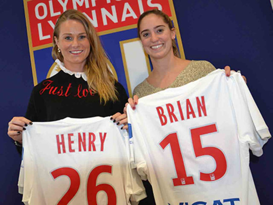 Amandine Henry et Morgan Brian signent à l’OL féminin