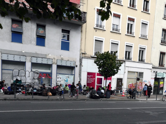 Un squat évacué dans le quartier des Gratte-Ciel à Villeurbanne