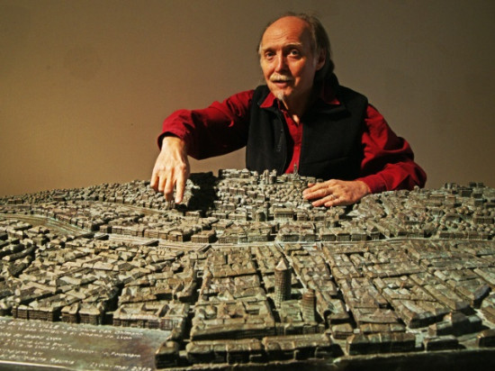 Une miniature de Lyon install&eacute;e &agrave; Fourvi&egrave;re