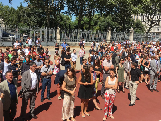 Attentat de Nice : Lyon s'est tue pour les victimes