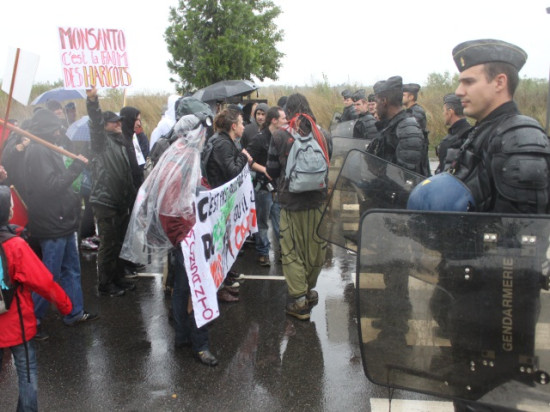 Une centaine de personnes ont manifesté à Bron contre Monsanto