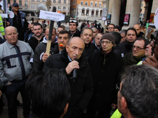 80 employés de Nexans ont manifesté à Lyon