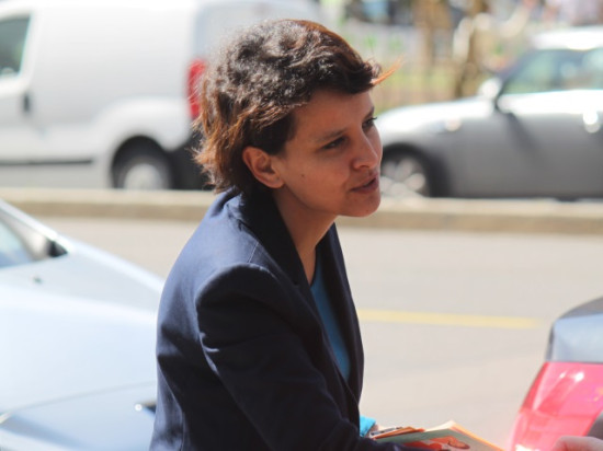 Najat Vallaud-Belkacem de retour sur ses terres à Lyon