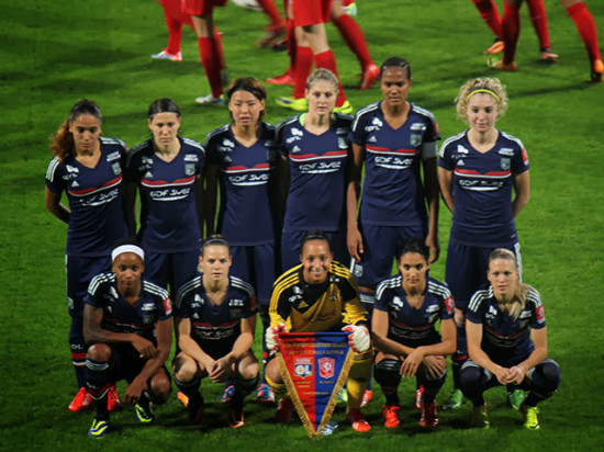 L'OL féminin fête son titre à Gerland