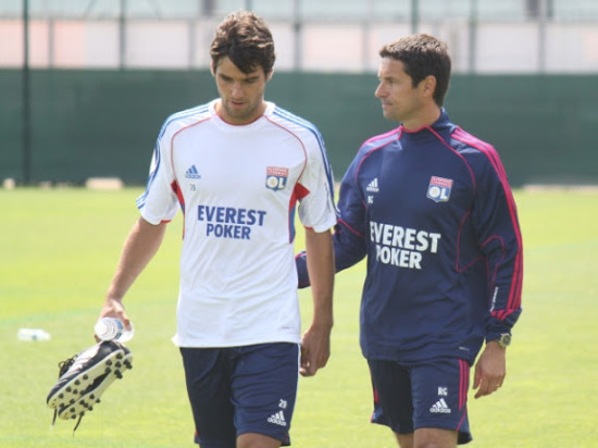 OL : après sa blessure, Gourcuff a repris l'entraînement