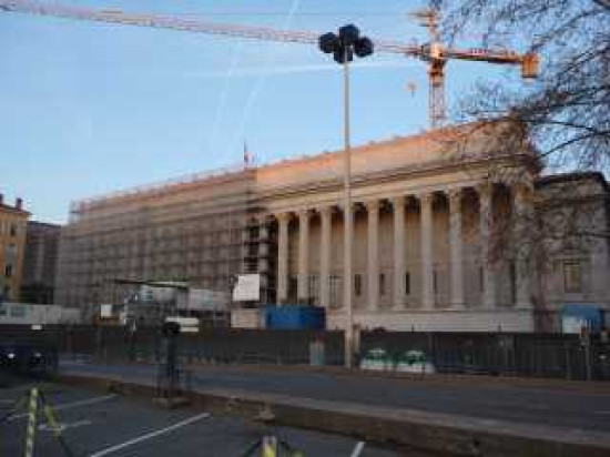 Les travaux du palais de Justice de Lyon avancent