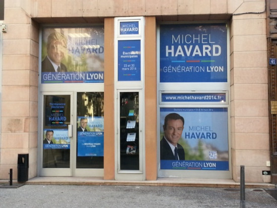 Venue de NKM à Lyon : le local de campagne de Michel Havard vandalisé dans la nuit