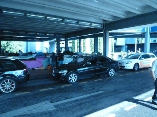 Une trentaine de migrants de Perrache encore sans solution Une trentaine de migrants de Perrache encore sans solution