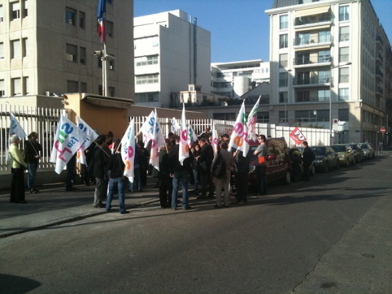Une soixantaine d'enseignants en colère à Lyon mercredi