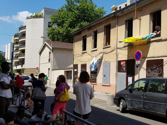Expusion d'un squat pour mineurs étrangers à Lyon
