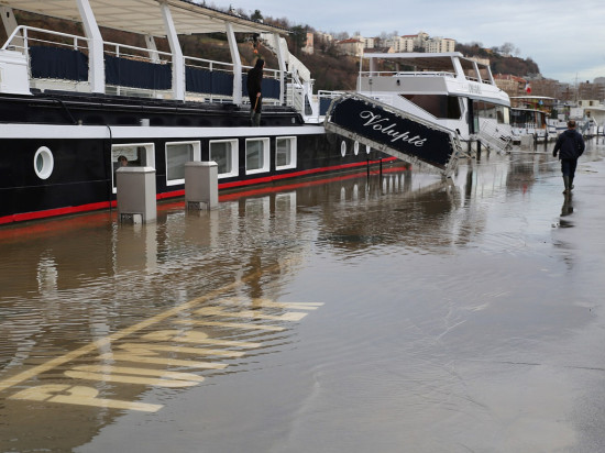 Le Rhône en vigilance orange inondations