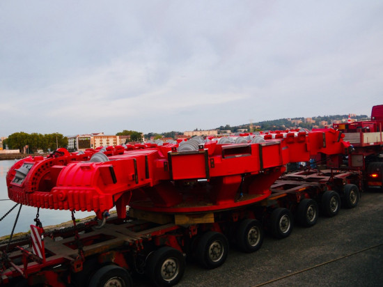 Prolongement du métro B : la roue de coupe est arrivée à Lyon !