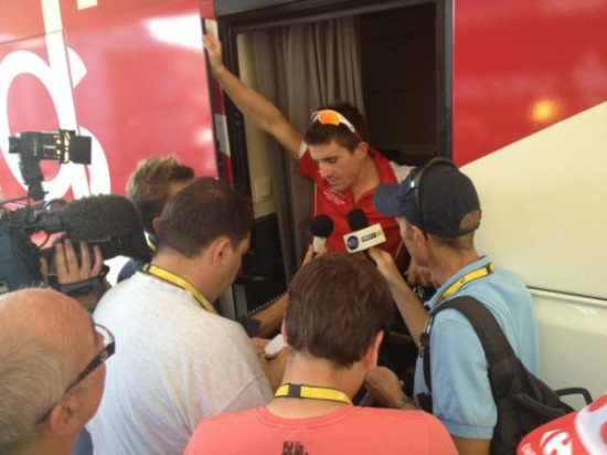 Le Tour de France du lyonnais Sam Dumoulin: "encore de l’essence dans le moteur !"