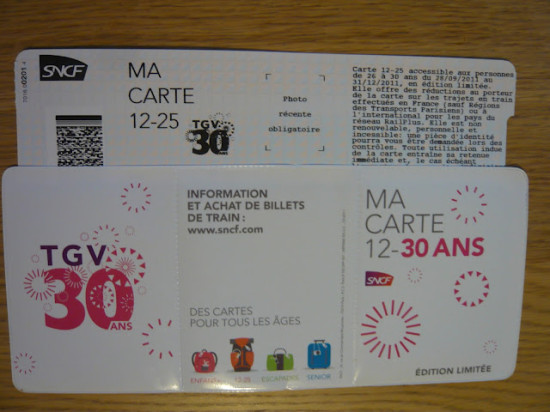 SNCF : après la carte 12-30, la carte 12-27 ?