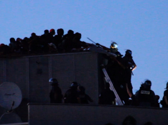 Evacuation tendue d'un squat à Vaulx-en-Velin