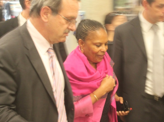 A Lyon, Christiane Taubira défie encore le Front National