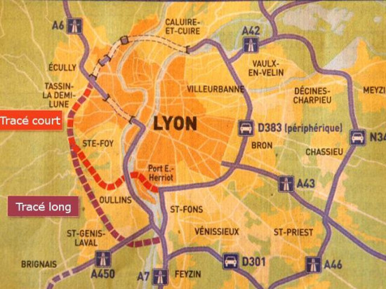 2000 signatures contre le tracé court du TOP de Lyon