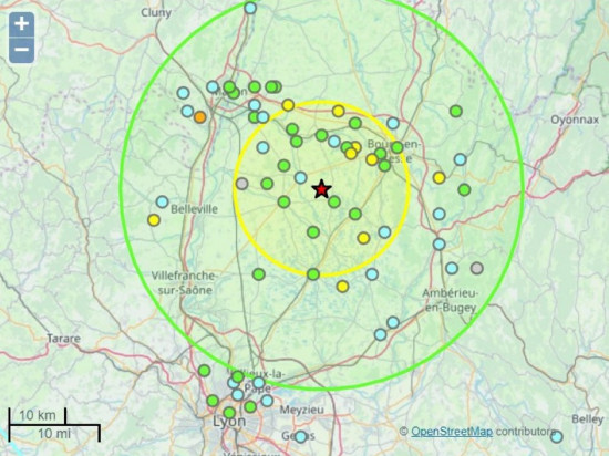 Un tremblement de terre mercredi soir dans la région !