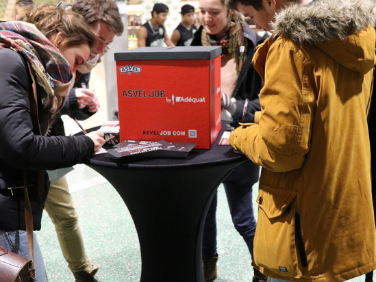 Une urne à CV à l’ASVEL Une urne à CV à l’ASVEL