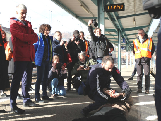 Avec les policiers municipaux, Laurent Wauquiez compte sécuriser davantage les TER