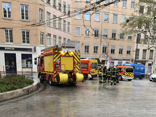 Une fuite de gaz suivie d'une explosion dans un restaurant de la Croix-Rousse