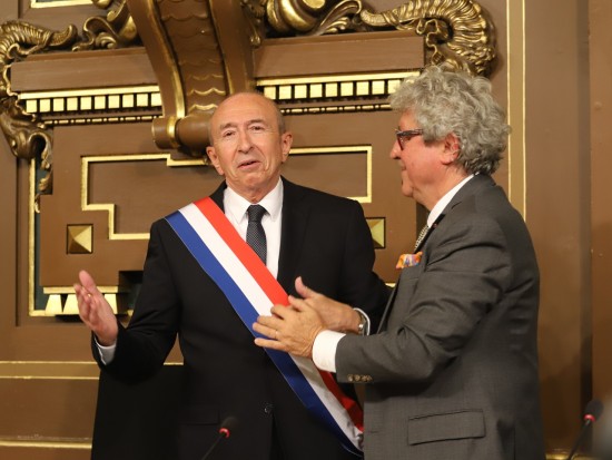 Lyon : doyen du conseil municipal, G&eacute;rard Collomb devra remettre l'&eacute;charpe de maire &agrave; Gr&eacute;gory Doucet !