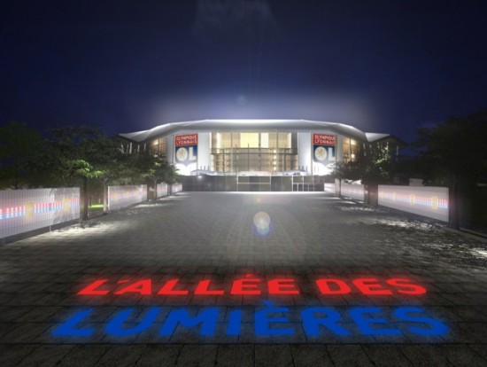 Allée des Lumières : l'OL lance son "fan wall" !