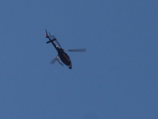 Un hélicoptère du film "Les Schtroumpfs 2" surprend les Lyonnais