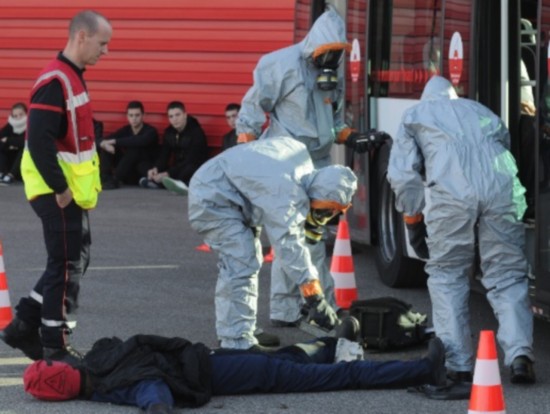 Exercice de s&eacute;curit&eacute; aux TCL : la coh&eacute;rence des secours test&eacute;e grandeur nature